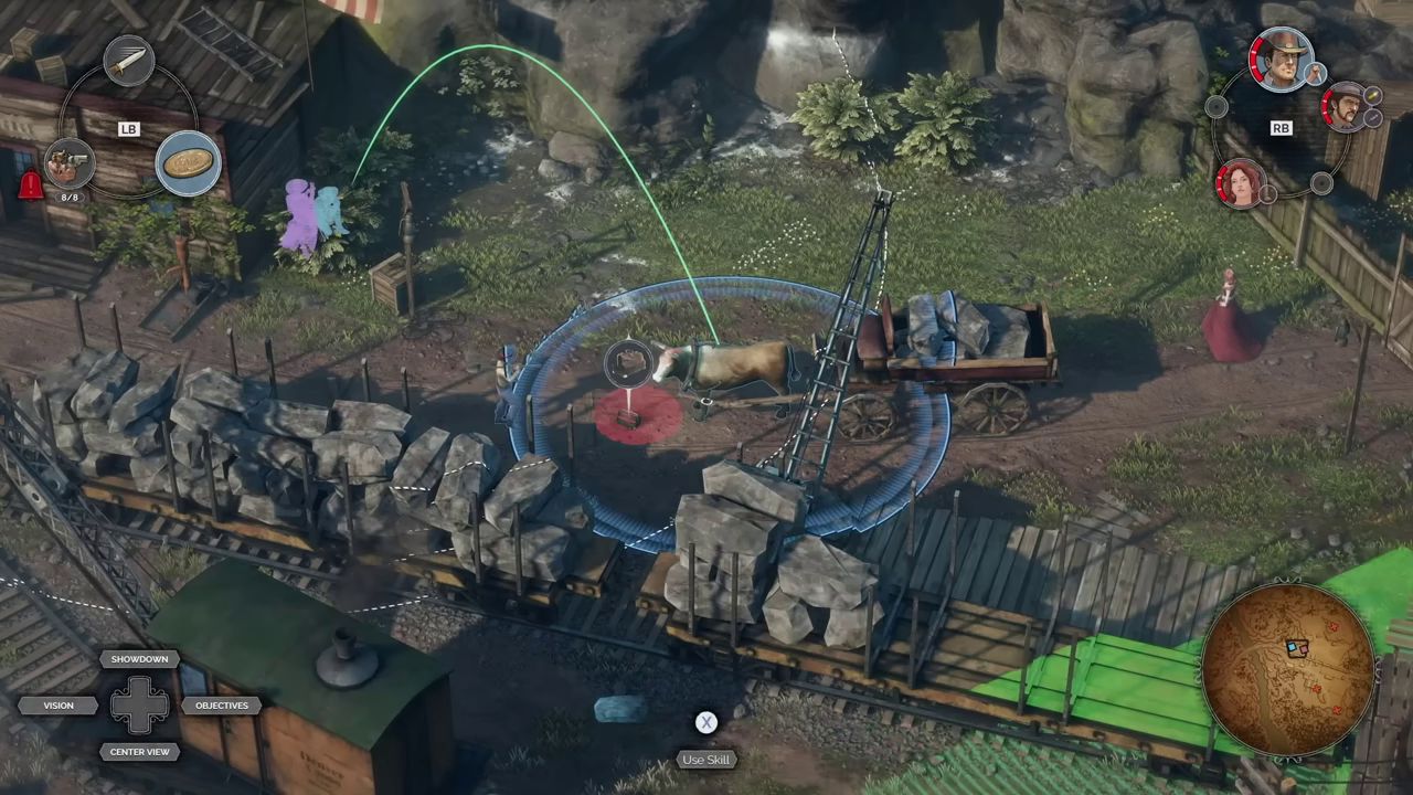 Visual reference from Desperados 3 Review at 2:17-3:00