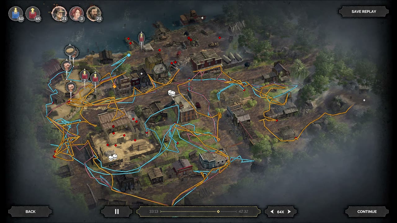 Visual reference from Desperados 3 Let's Play Gameplay Walkthrough Pt 6 Closing In On New Orleans [1440p w/ Commentary] at 1:19:37-1:19:43