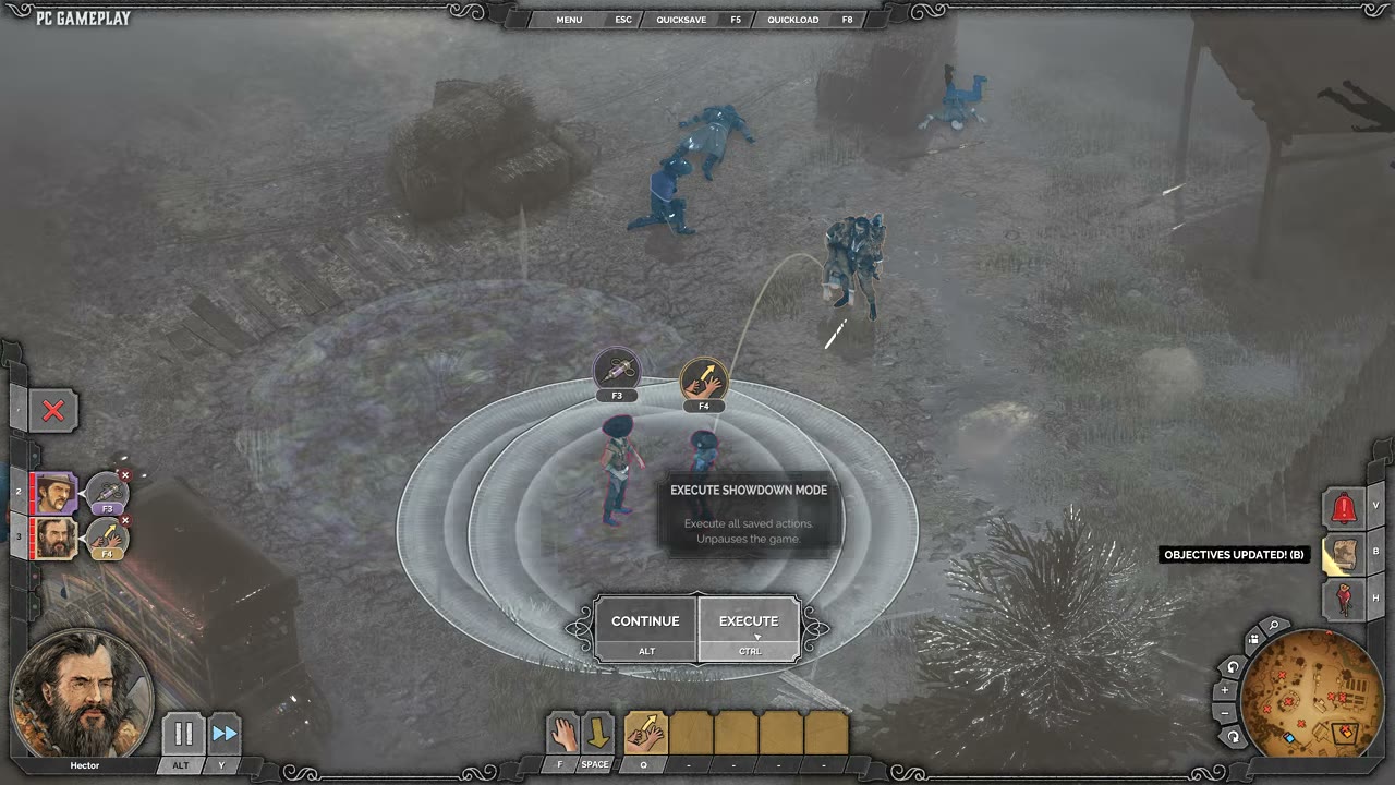 Visual reference from DESPERADOS III - Know THESE Important Tips Before Playing at 5:59-6:02