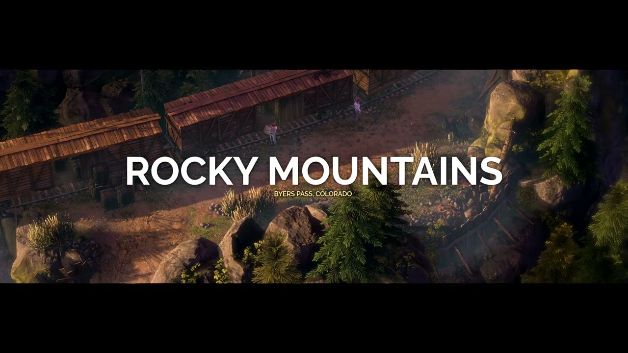 Annotated live walkthrough frame showing centered Stage Intro title card