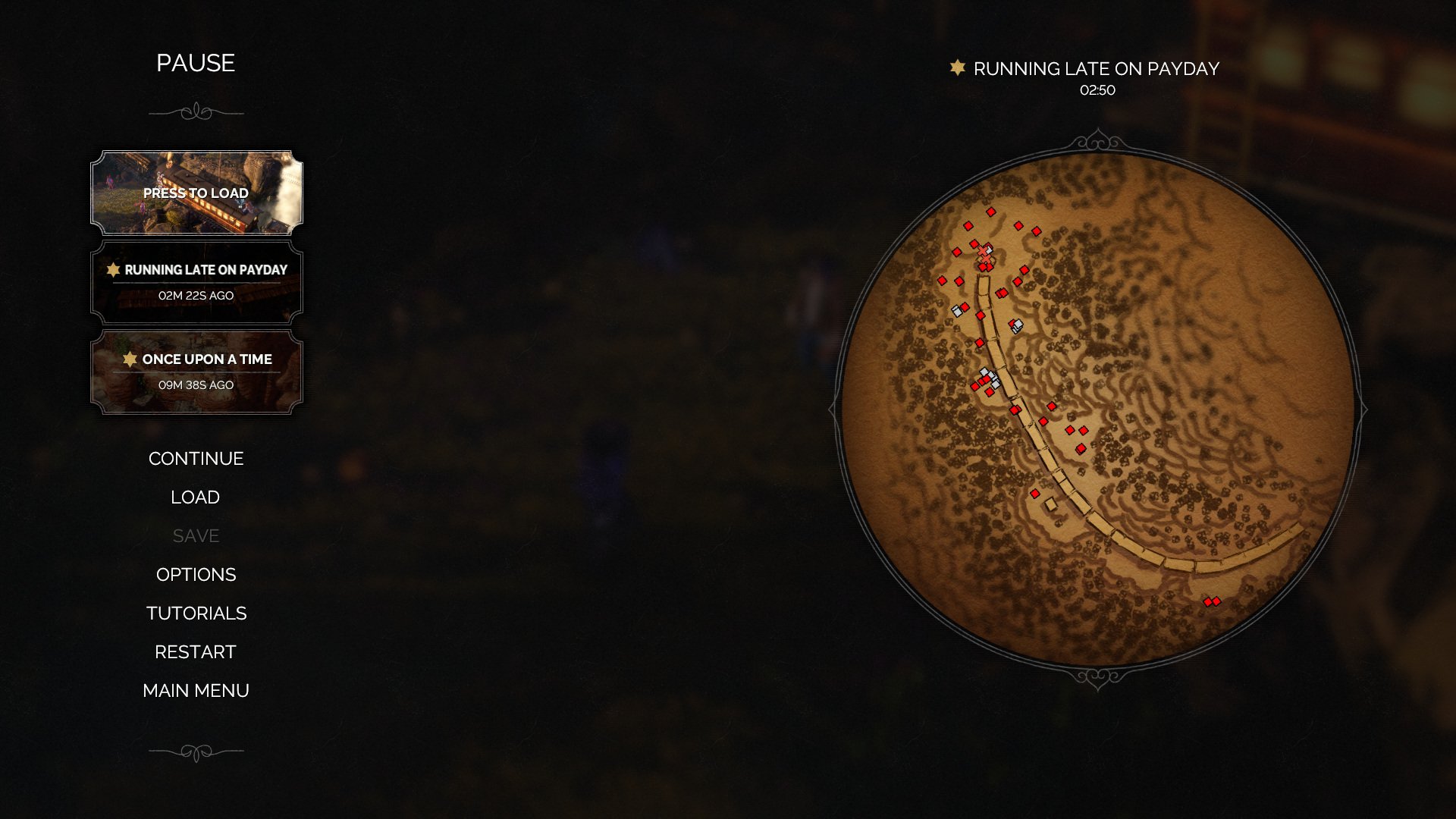 Pause Menu And Area Map preview