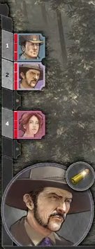 Tight crop of the left-side roster and selected McCoy portrait panel