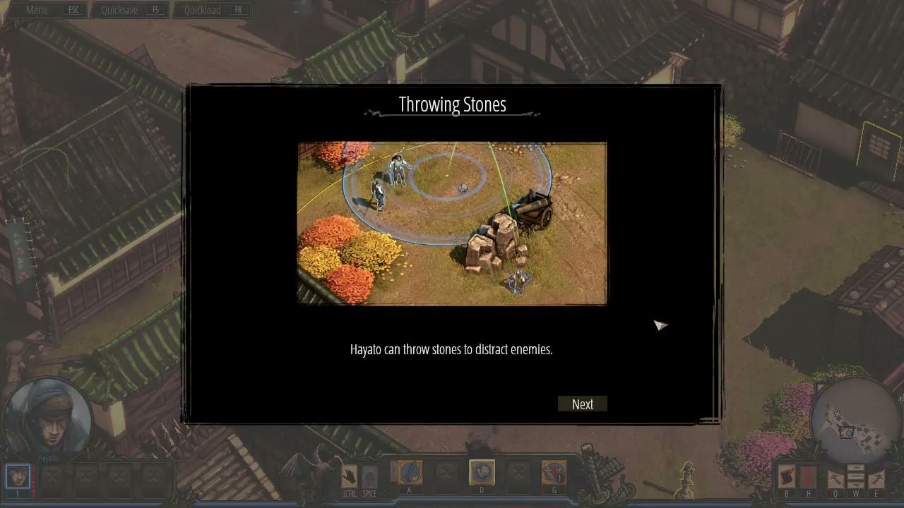 Visual reference from THE SIEGE - Ep. 1 Let's Play Shadow Tactics: Blades of the Shogun Gameplay at 8:00-8:40