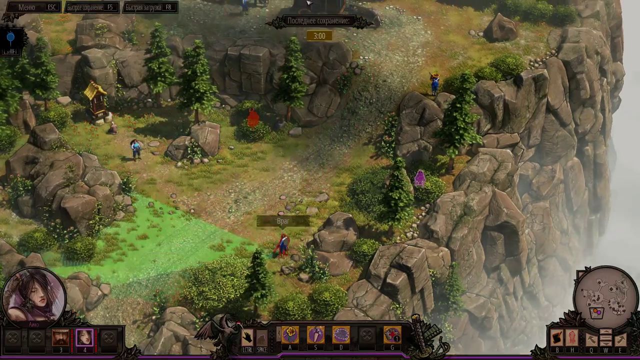 Visual reference from Прохождение Shadow Tactics: Blades of the Shogun 3 - Гора Цуру Убийство господина Ябу[Профессионал] at 28:44-29:37