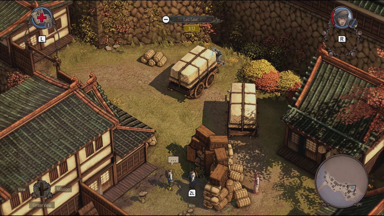Visual reference from Shadow Tactics: Blades of the Shogun Review – Is This the Best Version Yet? at 3:02-3:20