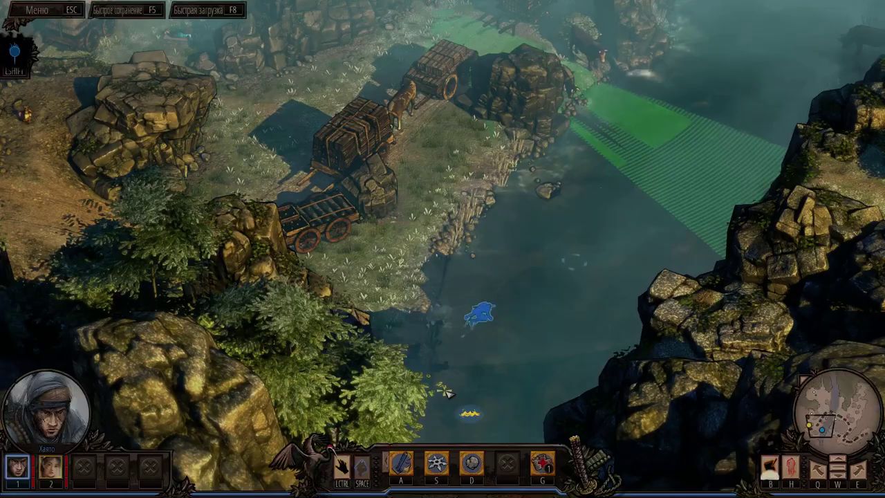 Visual reference from Прохождение Shadow Tactics: Blades of the Shogun 1 - Осада Осаки Тракт Накасено [Профессионал] at 3:05:00-3:05:12