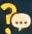 Tight crop of the yellow question mark suspicion icon.
