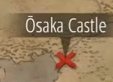 Mission location marker labeled Osaka Castle with red X pin