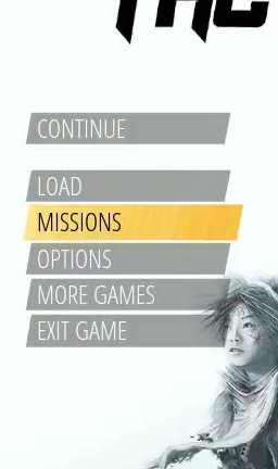 Options category list with Video selected