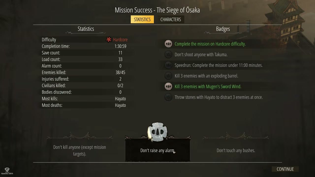 Post-Mission Results Screen preview
