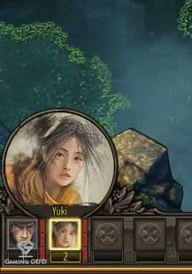 Character portrait panel showing Yuki as the active character with Hayato available in the slot row
